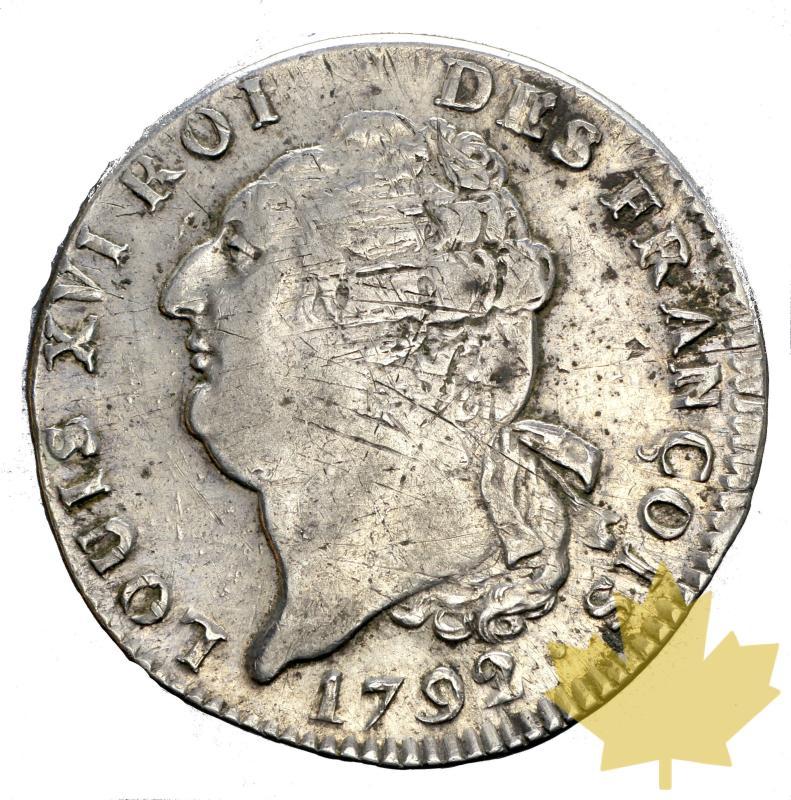 FRANCE-1792B-ECU DE 6 LIVRES-TTB - 20150922103201_1792b-ecu6livres-TTB-2.JPG
