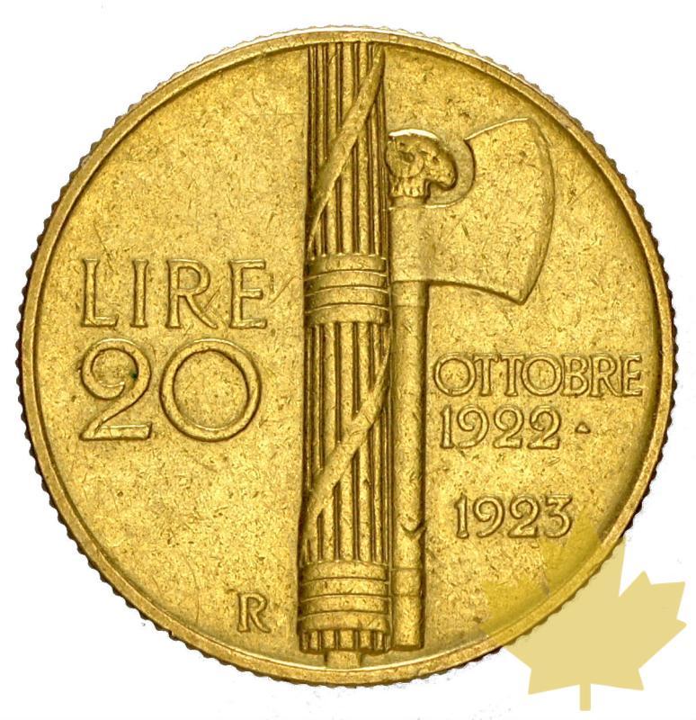 ITALIE-1923-20 LIRE-VITTORIO EMANUELE III-TTB+ - 20151109124249_1923-20lire-ttb-2.JPG