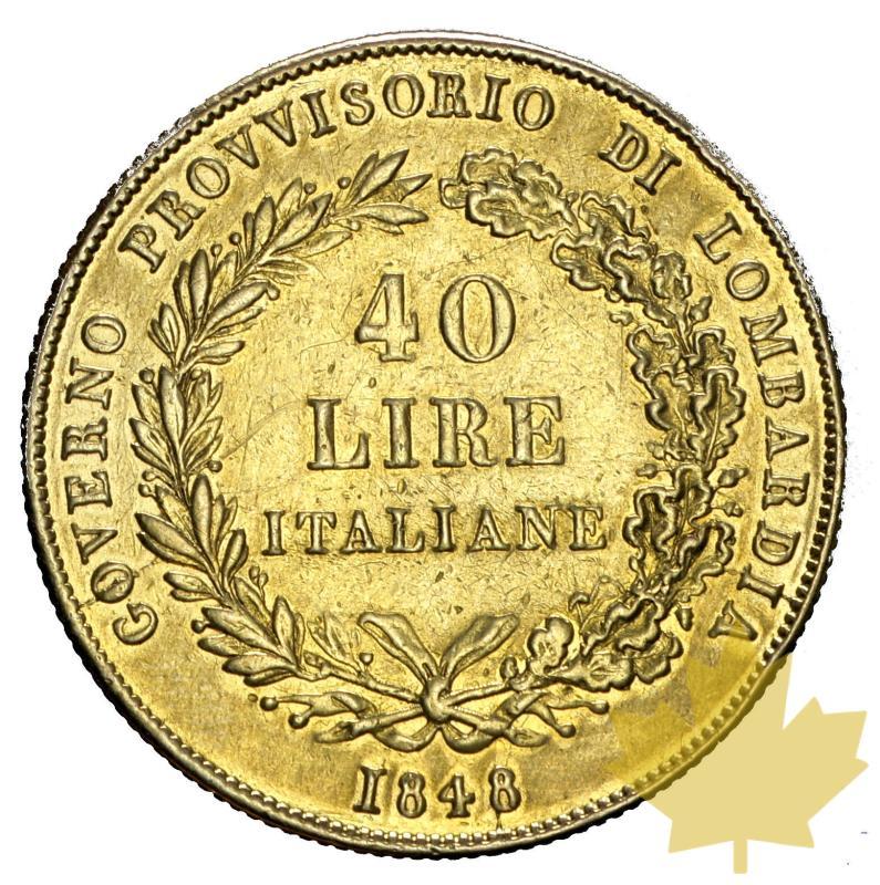 ITALIE-LOMBARDIE-1848-40 LIRE-TTB+, 5875ex.-Mont 423 - 20151203103241_40lire-lombardie-2.JPG