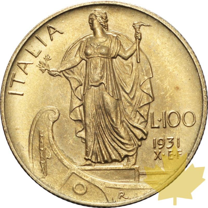 ITALIE-1931-AN X-100 LIRE VITTORIO EMANUELE III-prFDC - 20151210112256_100lire-1931-annox-prFDC-1.JPG