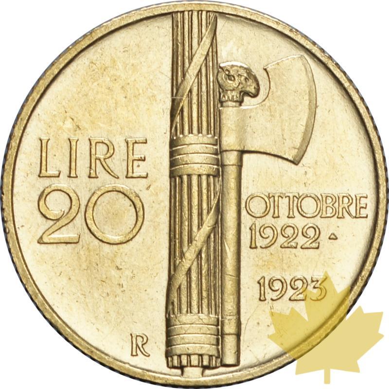 ITALIE-1923-20 LIRE-VITTORIO EMANUELE III-prFDC - 20151211151827_1923-20LIRE-prFDC-2.JPG