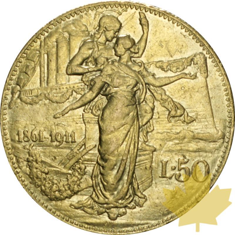 ITALIE-1911-50 LIRE-VITTORIO EMANUELE III-ROME-TTB - 20151216120846_50lire-1911-ttb-2.JPG