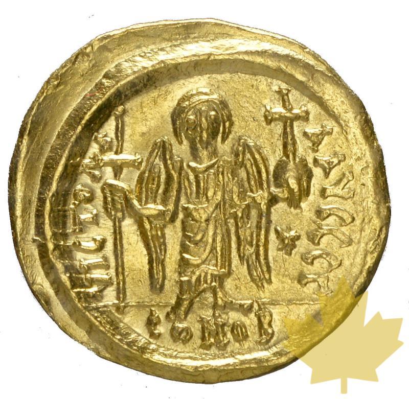 BYZANTINE-539-540-SOLIDUS-MAURICE TIBERIUS-SUP - 20160108104530_solidus-maurice-tibere-2.JPG