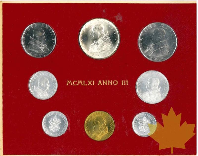 VATICAN-1961-ANNO III-SERIE LIRE-GIOVANNI XXIII-FDC - 20160126141349_vatican-serielire-1961.jpeg