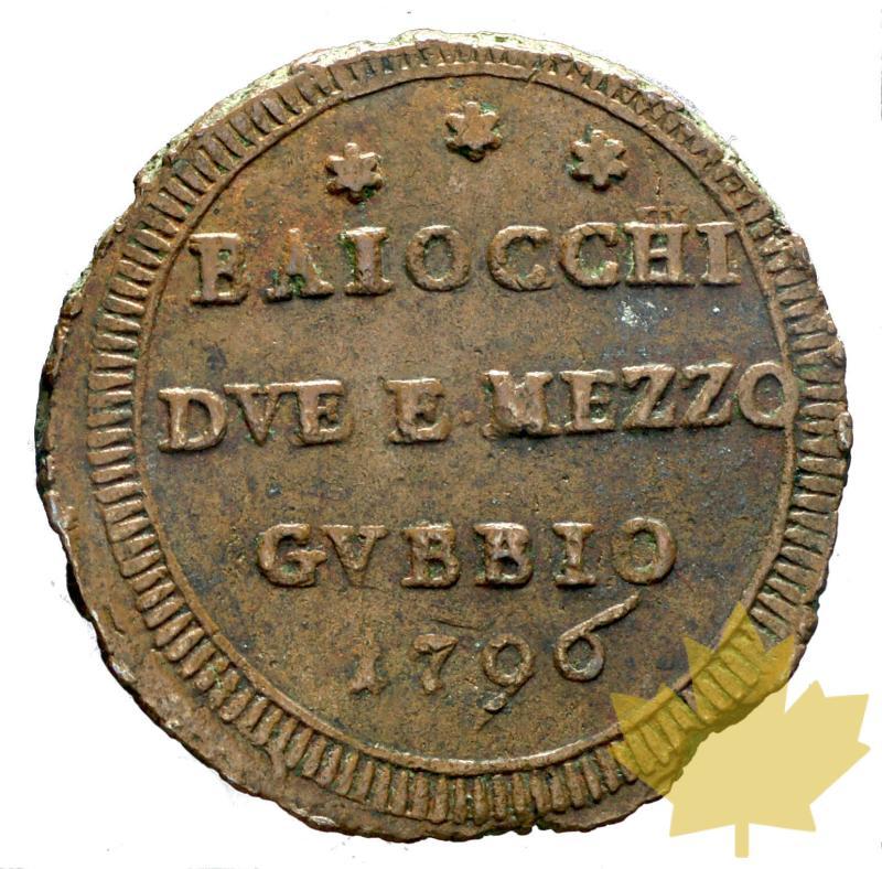VATICAN-1796-2 1/2 BAIOCCHI-GUBBIO-TTB-SUP - 20160129112818_2baiocchi-1796-gubbio-2.JPG