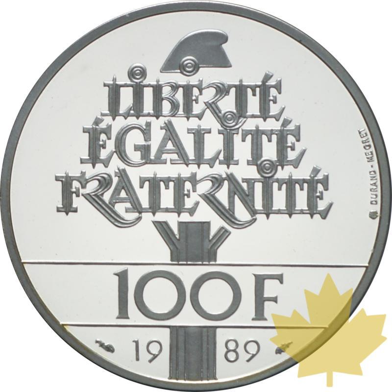 FRANCE-1989-100 FRANCS-Droits de l'Homme-ÉPREUVE-PROOF - 20160205131106_100francs-1989-epreuve-2.JPG