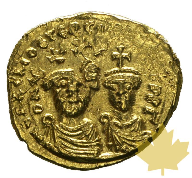 BYZANTINE-610-641-SOLIDUS-HERACLIUS CARTHAGE-TTB-SUP - 20160222134327_heraclius-solidus-carthage-1.JPG