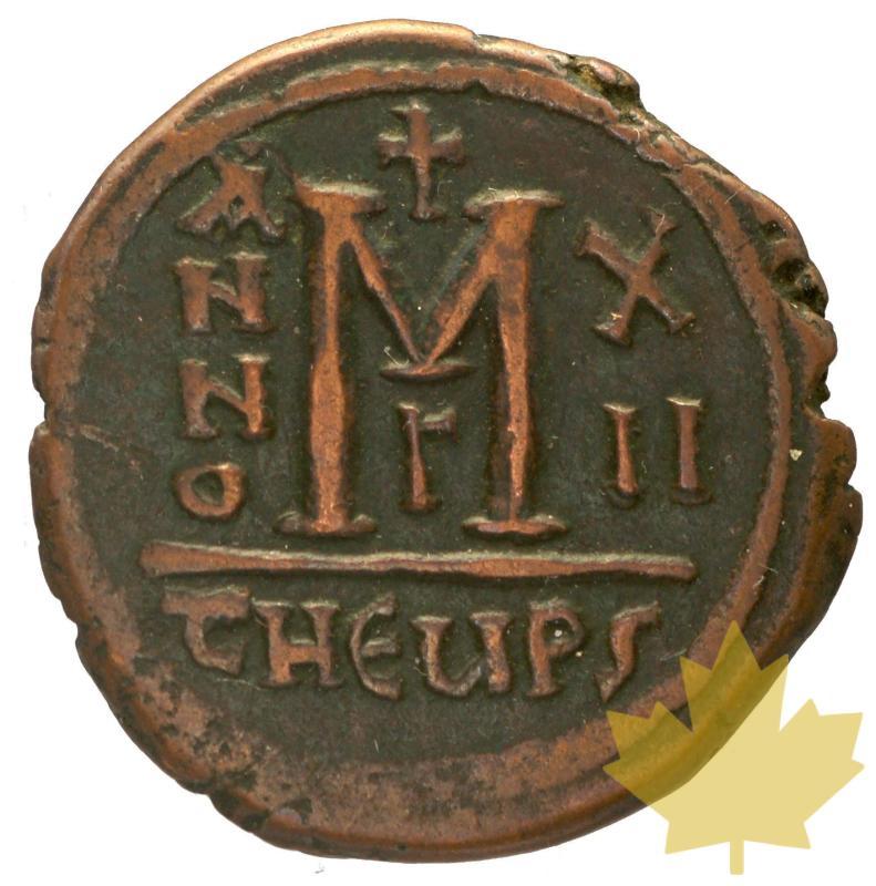 BYZANTINE-594-FOLLIS-MAURICE TIBERE-582-602-TTB - 20160222151522_MAURICE-TIBERE-FOLLIS-594-2.jpg