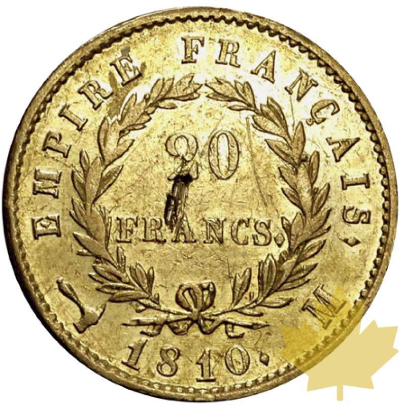 FRANCE-1810M-20 FRANCS-NAPOLÉON EMPEREUR-TTB+ - 20160301133645_20francs-1810M-ttb-2.jpg