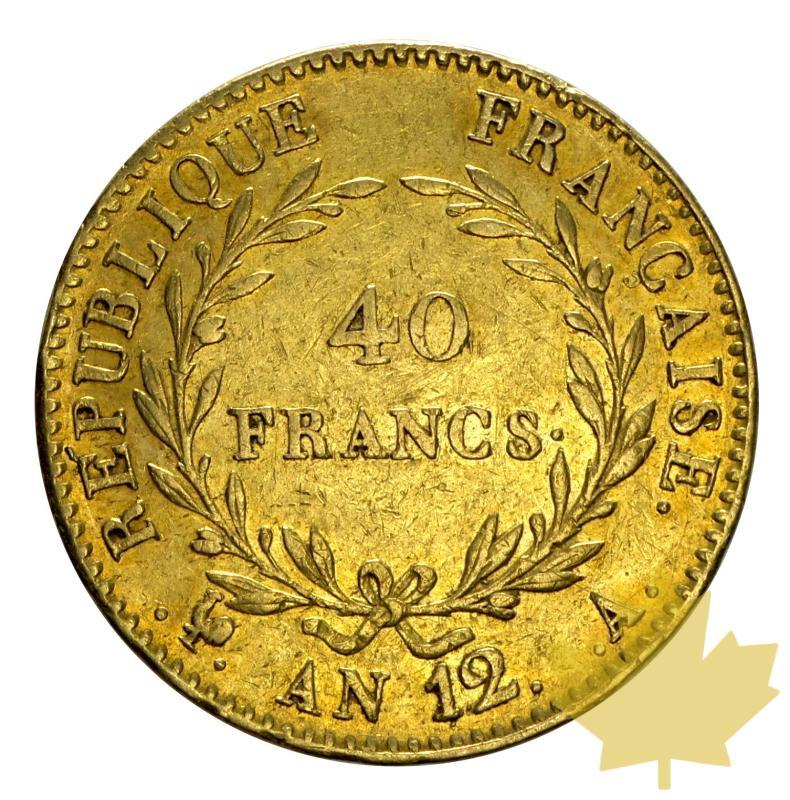 FRANCE-1803-AN12A-40 FRANCS-PREMIER CONSUL-TTB - 20160310113400_40FRANCS-AN12A-TTB-2.JPG