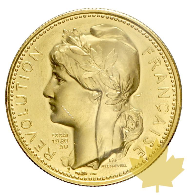 FRANCE-1980-MÉDAILLE PRISE DE LA BASTILLE-FDC - 20160311143359_france-1980-bastille-1.JPG