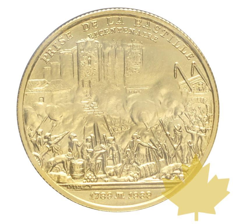 FRANCE-1980-MÉDAILLE PRISE DE LA BASTILLE-FDC - 20160311143359_france-1980-bastille-2.JPG