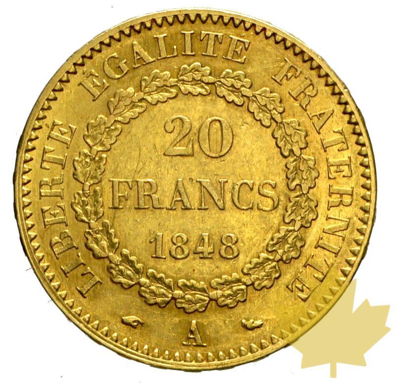 FRANCE-1848A-20 FRANCS-II REPUBLIQUE-TTB-SUP - 20160504135347_1848-20francsgenie-ttb-sup-2.JPG