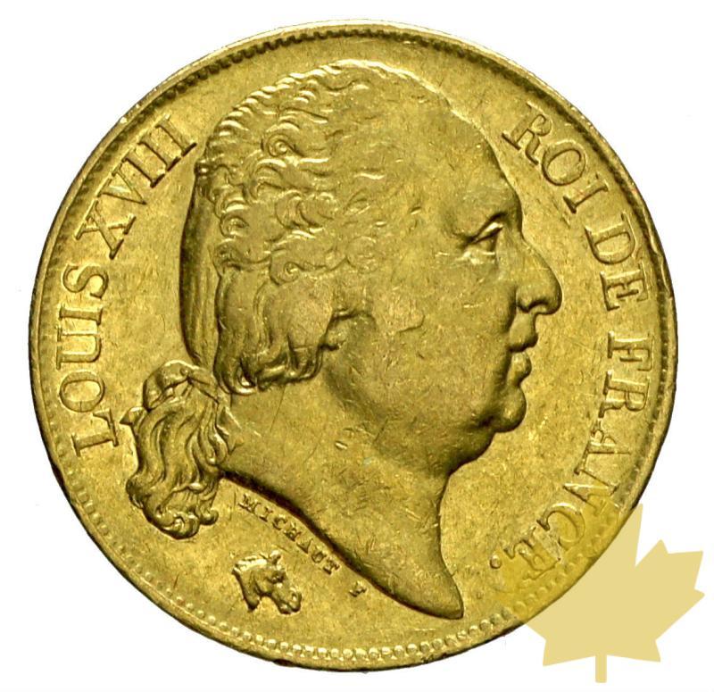 FRANCE-1822W-20 FRANCS-LOUIS XVIII-TTB+ - 20160506133654_1822W-20FRANCS-TTBPLUS-1.JPG