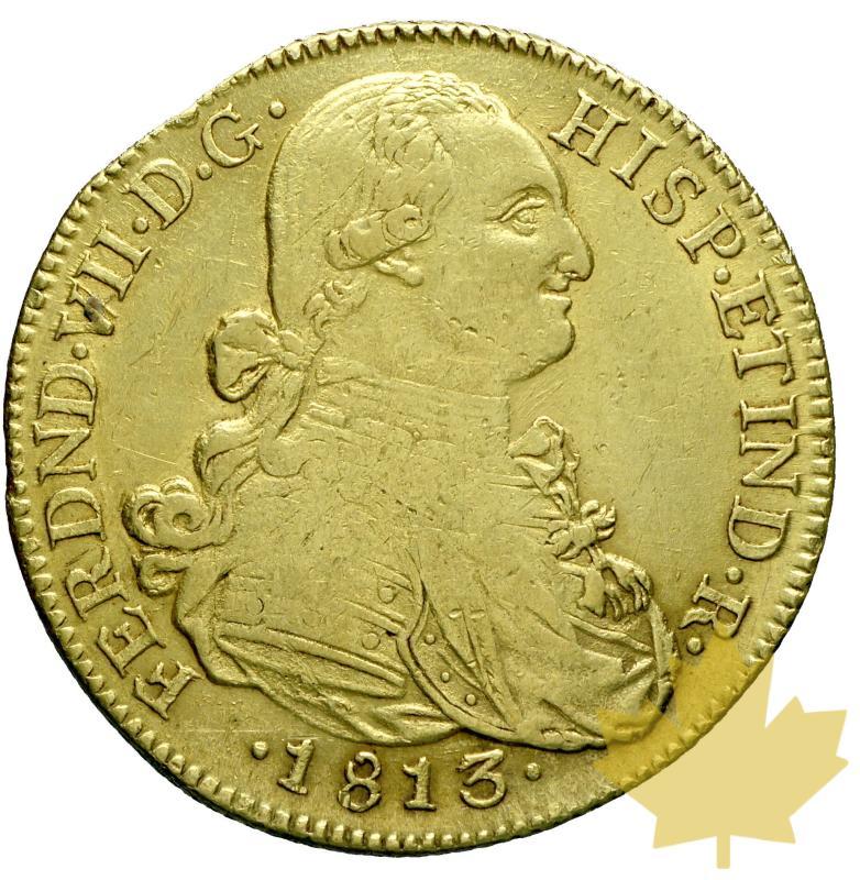 COLOMBIE-1813-NR-JF-8 ESCUDOS-TTB+ - 20160517145704_8escudos-1813-nr-jf-1.JPG