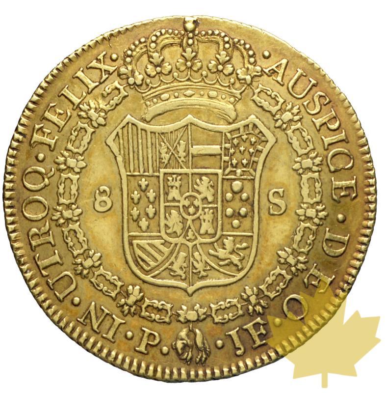 COLOMBIE-1809-P-JF-8 ESCUDOS-TTB - 20160517150146_8escudos-1809-p-jf-2.JPG