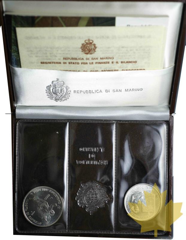 SAINT MARIN-1983-500 et 1000 Lire-Raffaello-FDC - 20160520102317_s-marin-lire-argento-5.jpg
