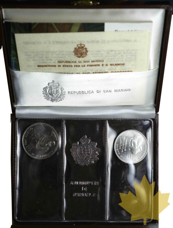 SAINT MARIN-1983-500 et 1000 Lire-Raffaello-FDC - 20160520102317_s-marin-lire-argento-6.jpg