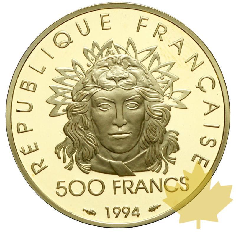 FRANCE-1994-500 FRANCS- proof- JEUX OLYMPIQUES - 20160603132949_500francs-1994-2.JPG