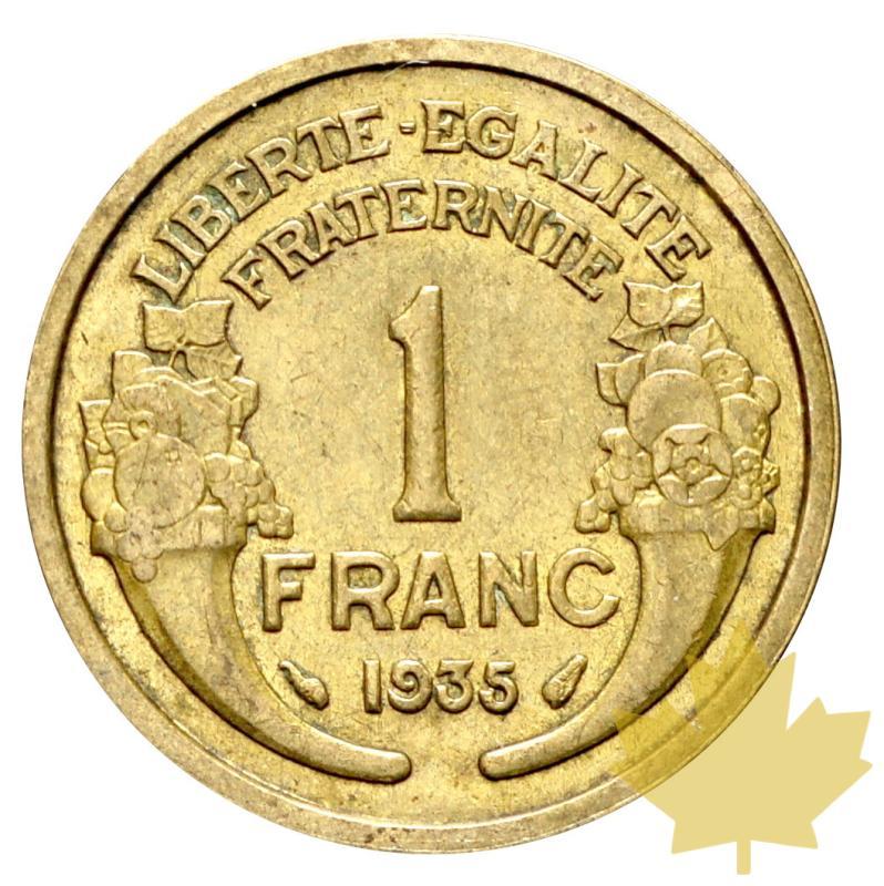 FRANCE-1935-1 FRANC-MORLON-TTB+ - 20160617155651_1franc-1935-ttb-2.JPG