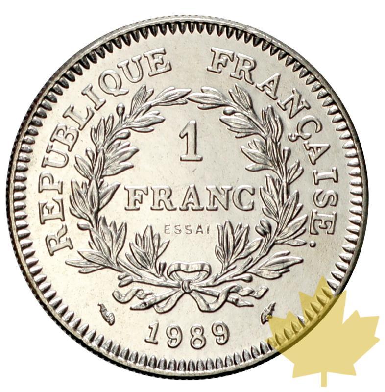 FRANCE-1989-1 FRANC-ESSAI-FDC - 20160623122232_1franc-1989-essai-2.JPG