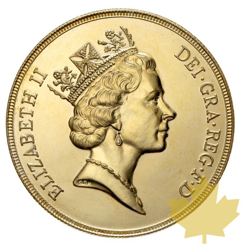 GRANDE BRETAGNE-1986-5 POUNDS-FDC - 20160711145224_5pounds-uk-1986-1.JPG