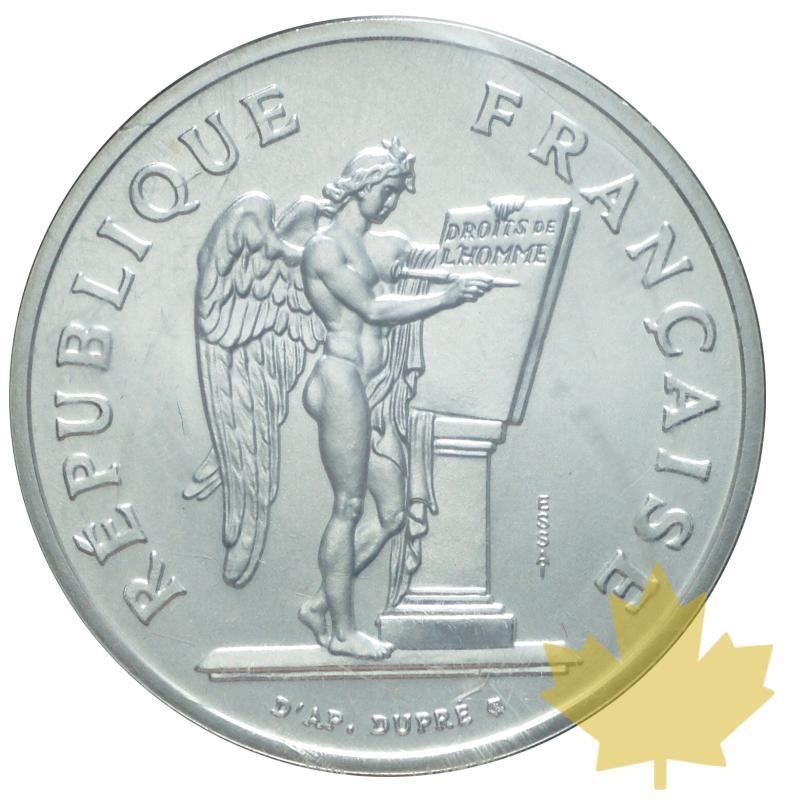 FRANCE-1989-100 FRANCS-DROITS DE L'HOMME-FDC - 20160824160421_100FR-1989-BU-1.JPG