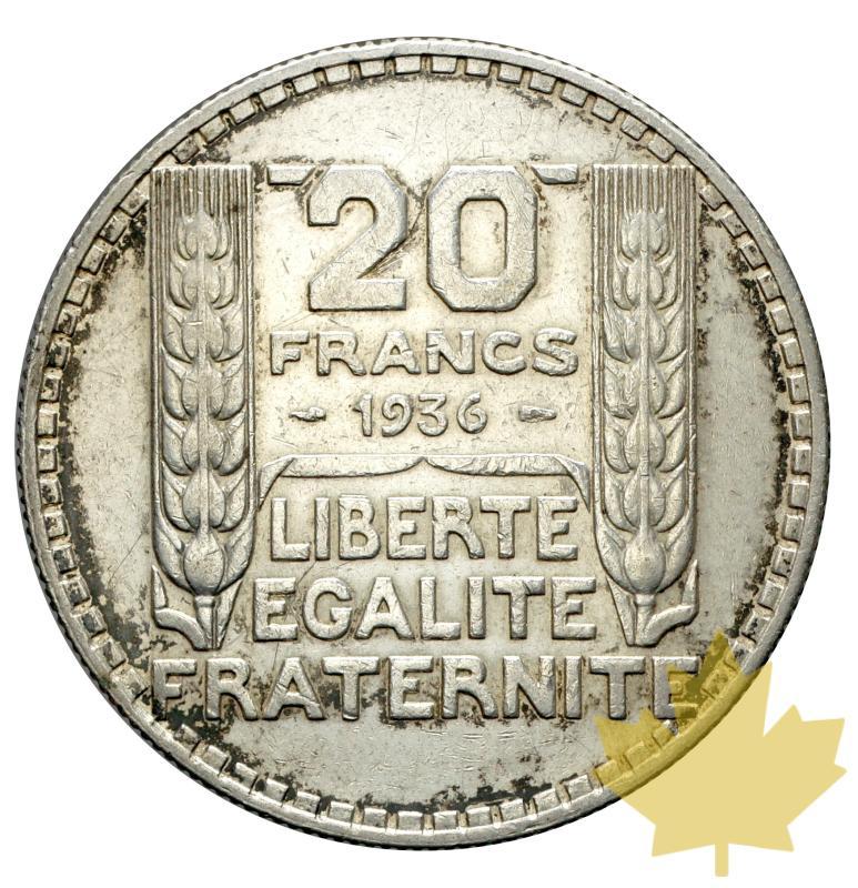 FRANCE-1936-20 FRANCS TURIN-TTB - 20160909121220_20FR-TURIN-1936-2.JPG