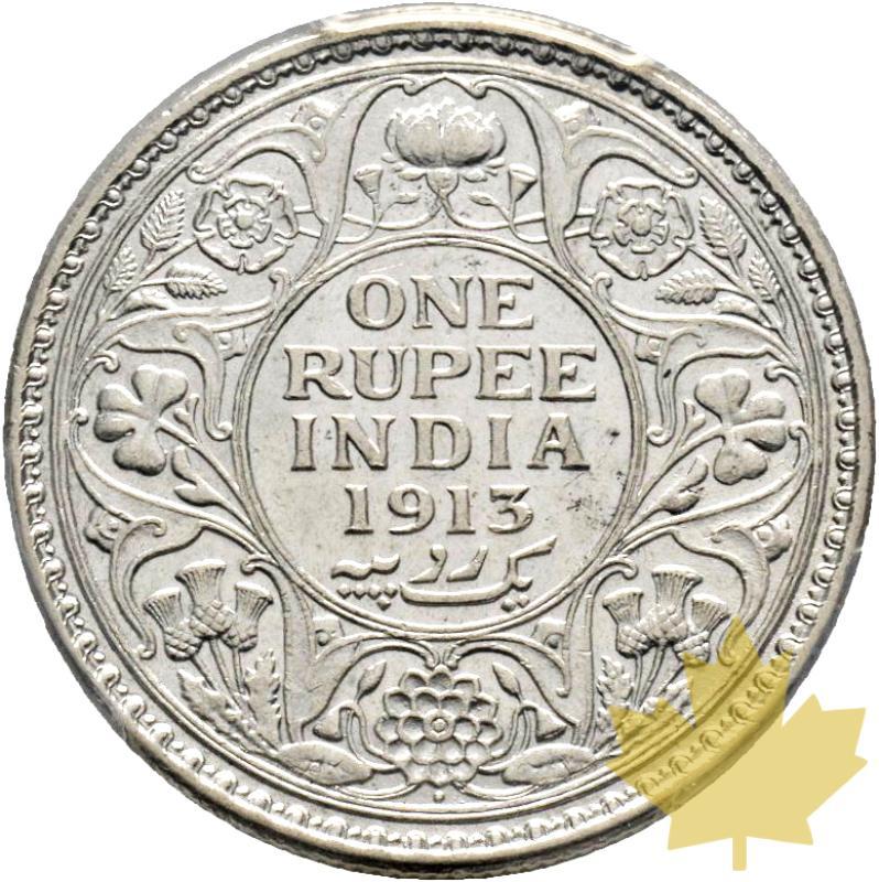 INDIA-1913 B-RUPEE-George V-PCGS AU55 - 20160916145216_india-1913-rupee-2.jpg