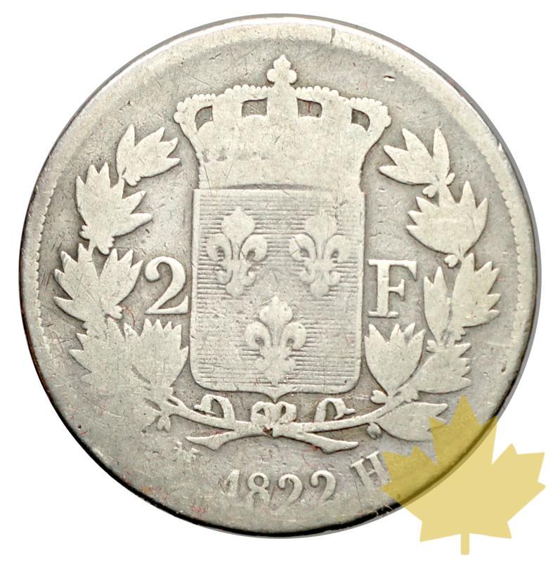 FRANCE-1822 H-2 FRANCS-LOUIS XVIII-B - 20160921151231_1822h-2francs-2.JPG