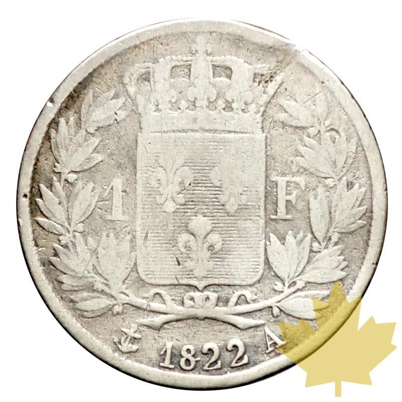 FRANCE-1822A-1 FRANC-LOUIS XVIII-TB - 20160928153331_1822a-1fr-tb-2.JPG