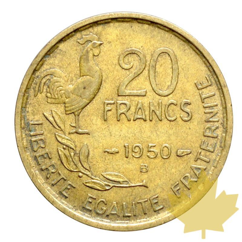 FRANCE-1950B-20 FRANCS- GUIRAUD-4 faucilles-TTB-SUP - 20161012103913_20fr-1950b-ttb-sup2.JPG