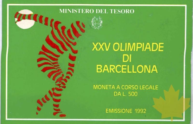 ITALIE-1992-500 LIRE-OLIMPIADI DI BARCELLONA -FDC - 20161013162708_500lire-commemorative-3.jpeg