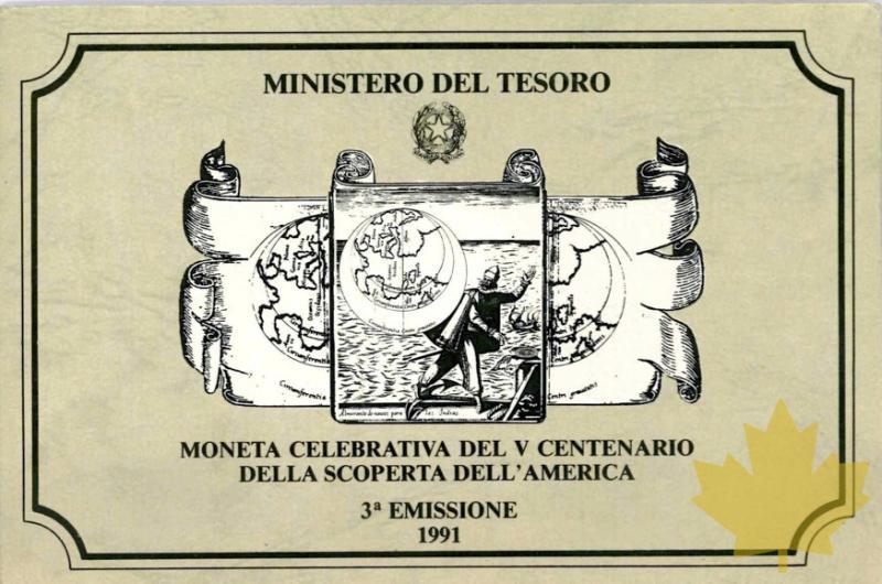 ITALIE-1991-500 LIRE-SCOPERTA DELL’AMERICA 3° emissione ROME-FDC - 20161013163314_500lire-commemorative-7.jpeg