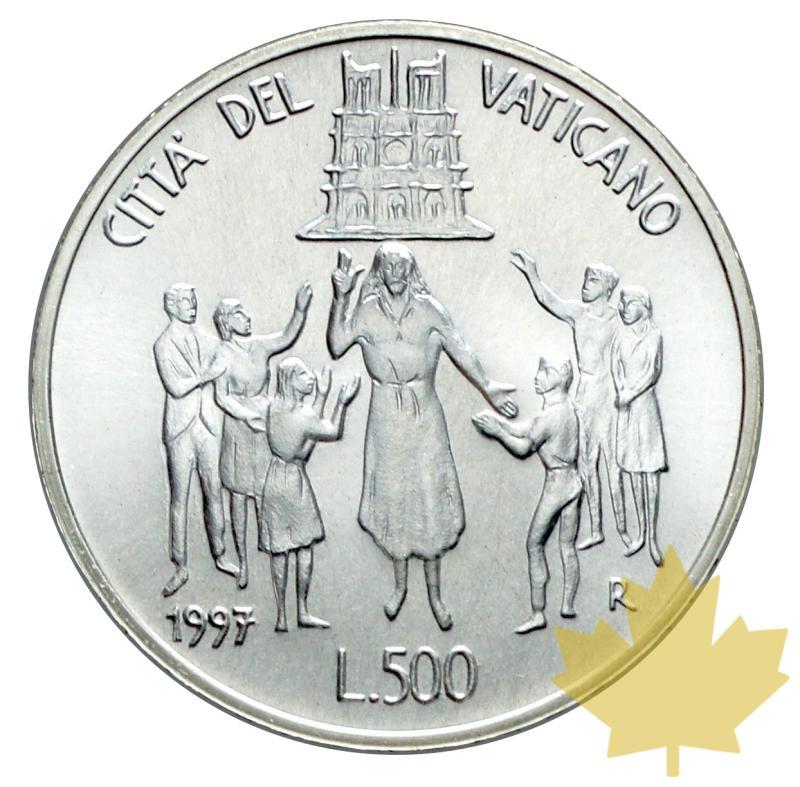 VATICAN-1997-500 LIRE-giornata internazionale della gioventù-FDC - 20161018120055_lire-ag-vaticano-2.JPG
