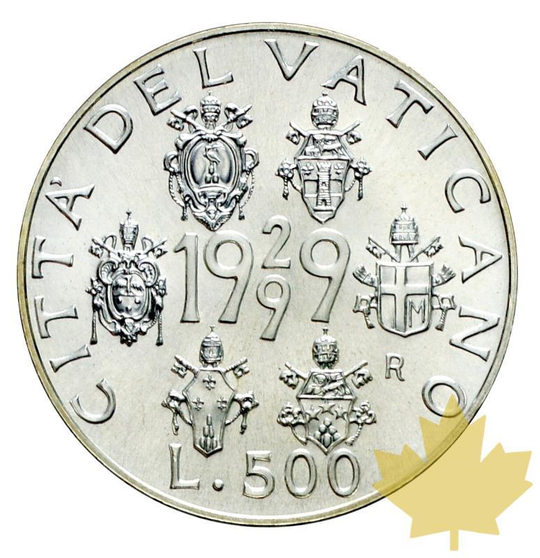 VATICAN-1999-500 LIRE-istituzione dello stato del Vaticano-FDC - 20161018135823_lire-ag-vaticano-4.JPG