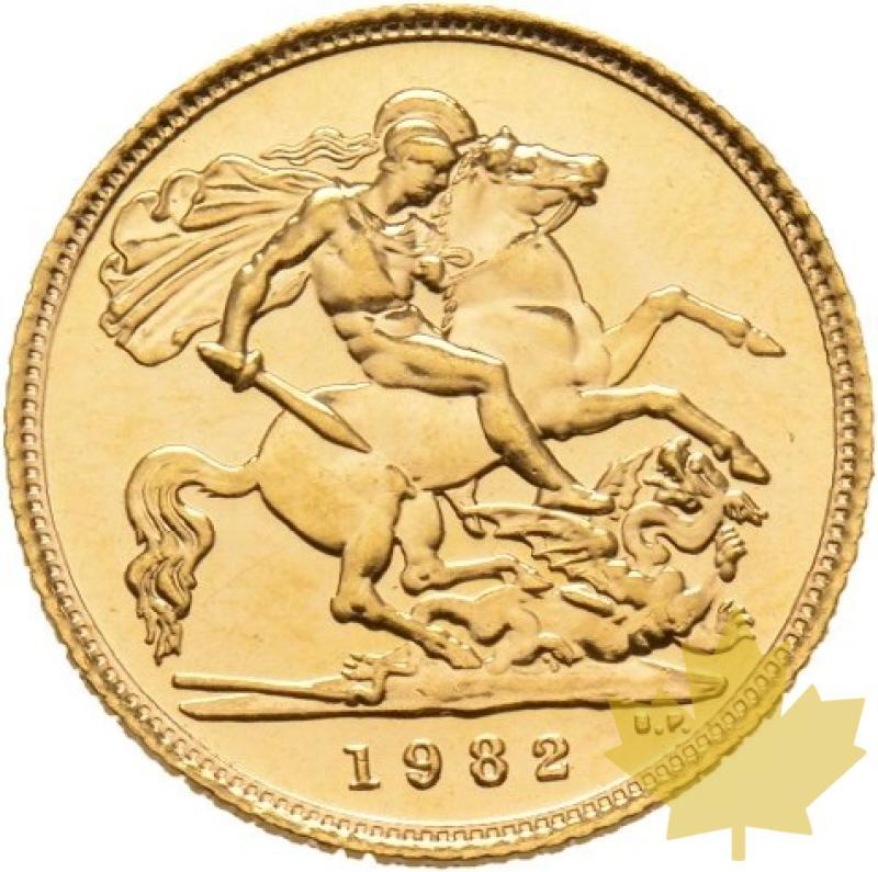 GRANDE BRETAGNE-1982-HALF SOVEREIGN-ELIZABETH II-FDC - 20161021155459_demi-sov-1982-fdc-2.jpg