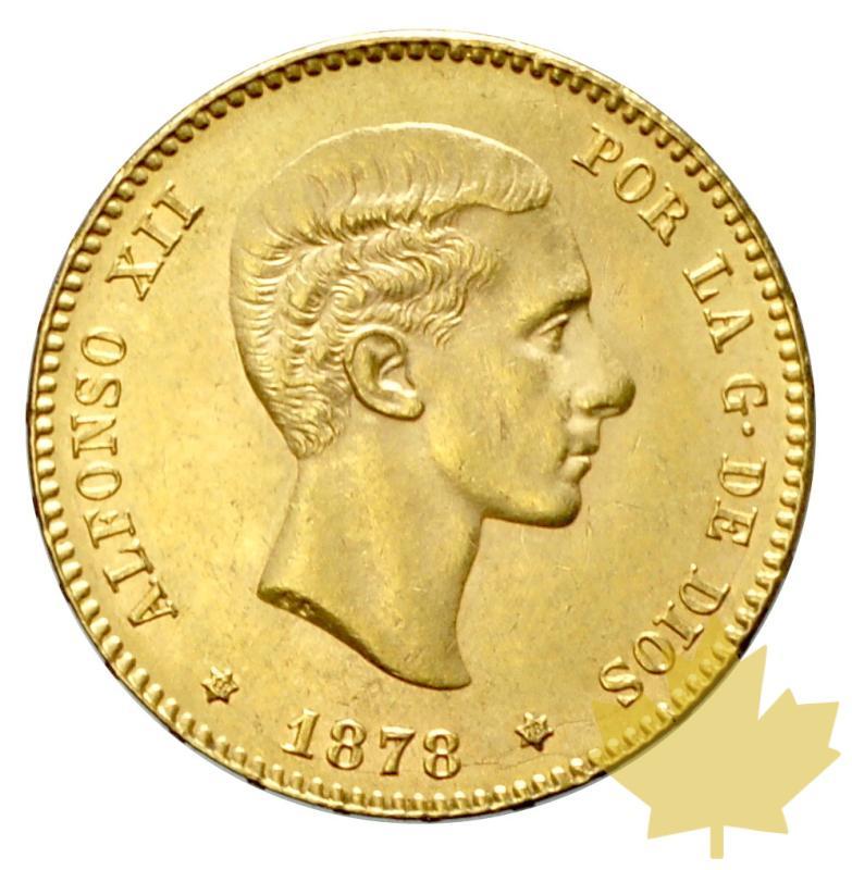 ESPAGNE-1878-25 PESETAS-ALFONSO XII-FDC - 20161110160914_25pesetas-1878-1.JPG