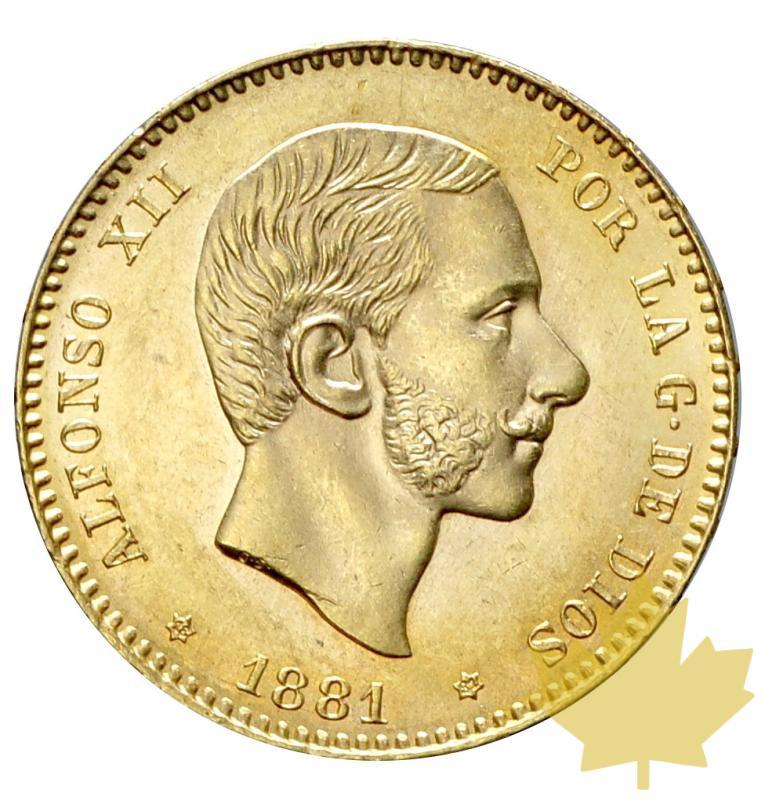 ESPAGNE-1881-25 PESETAS-ALFONSI XII-FDC - 20161110161526_25pesetas-1881-1.JPG