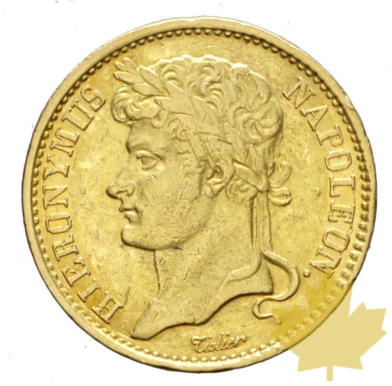 ROYAUME DE Westphalie-1809 C-20 FRANCS-JÉRÔME NAPOLÉON-TTB-SUP - 20161110163047_20fr-westph-1809c-ttb-sup-1.JPG