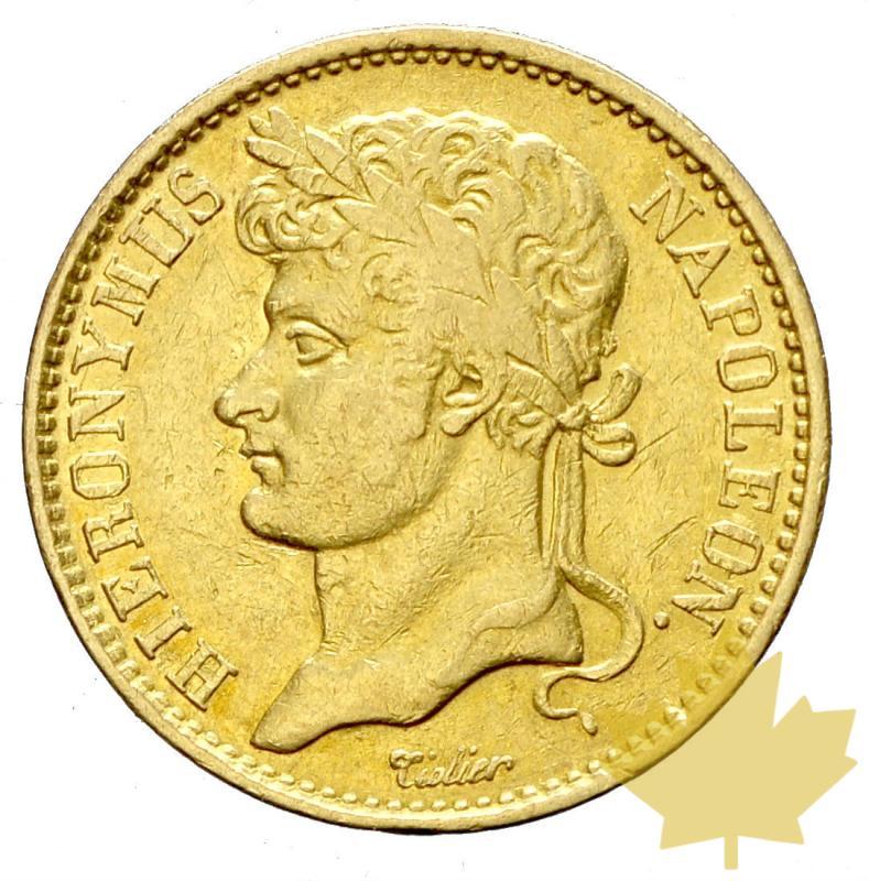 ROYAUME DE Westphalie-1809 J-20 FRANCS-JÉRÔME NAPOLÉON-TTB+ - 20161110163304_20fr-westph-1809j-ttb-1.JPG