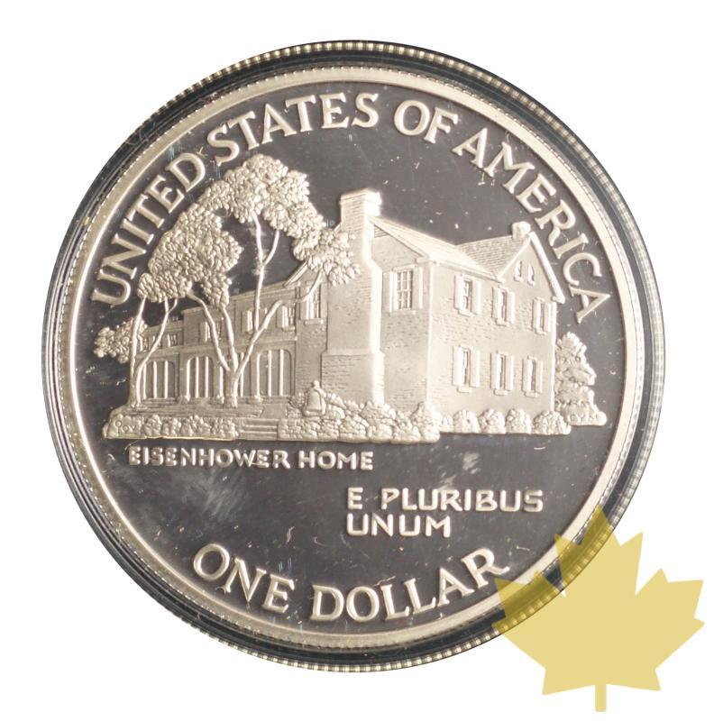 USA-1990-1 DOLLAR-PROOF-Eisenhower Centennial-Liberty - 20161118153950_usa-1990-1dollar-1.JPG