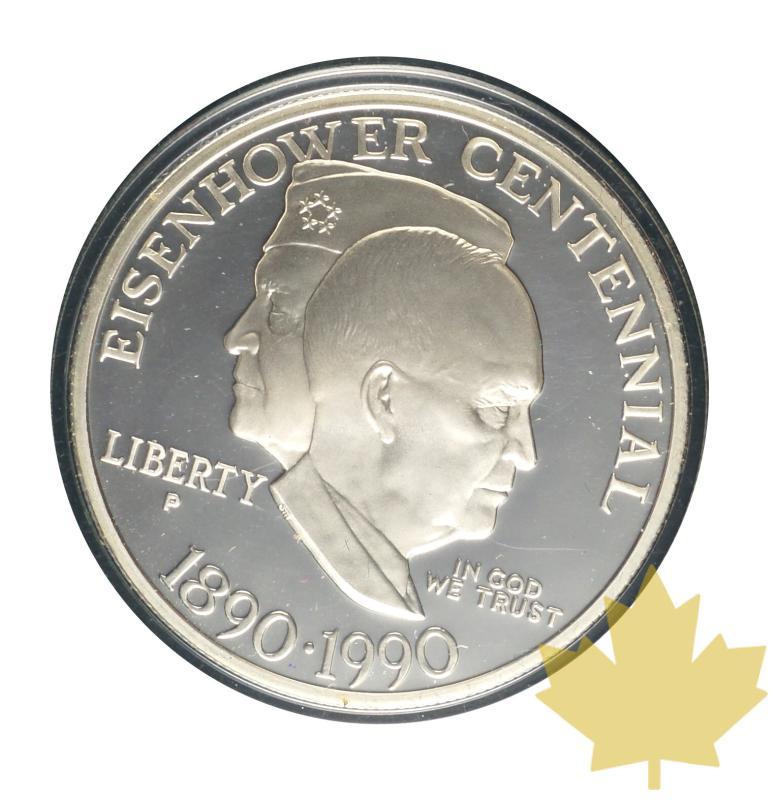 USA-1990-1 DOLLAR-PROOF-Eisenhower Centennial-Liberty - 20161118153950_usa-1990-1dollar-2.JPG