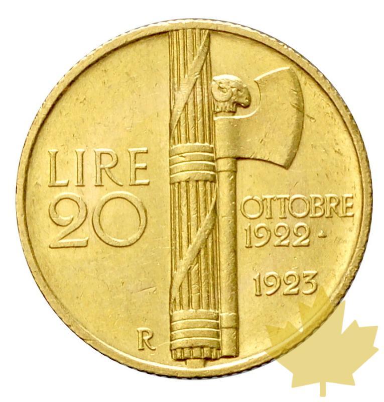 ITALIE-1923-20 LIRE-VITTORIO EMANUELE III-TTB-SUP - 20161122164728_20LIRE-1923-2.JPG