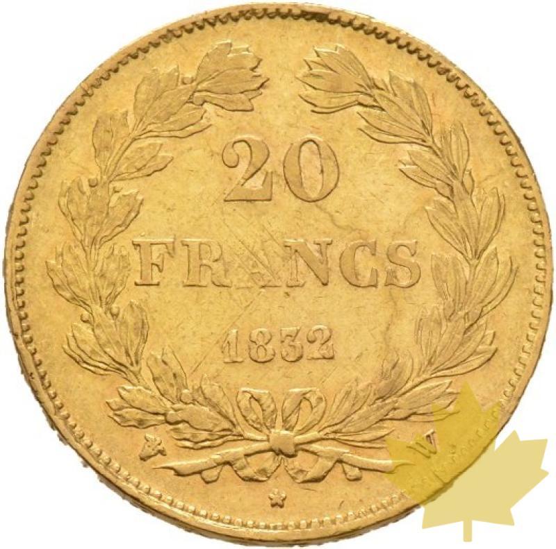 FRANCE-1832W-20 FRANCS-LOUIS PHILIPPE-LILLE-TTB+ - 20161123161443_20francs-1832w-ttb-2.jpg