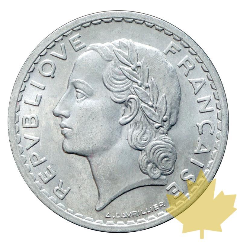 FRANCE-1946C-5 FRANC LAVRILLIER-SUP-FDC - 20161214154500_5francs-1946c-1.JPG