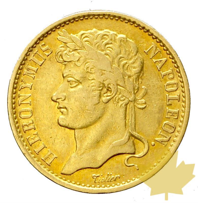 ROYAUME DE Westphalie-1811 C-20 FRANCS-JÉRÔME NAPOLÉON-TTB-SUP - 20161215134912_20fr-1811c-westphalia-1.JPG