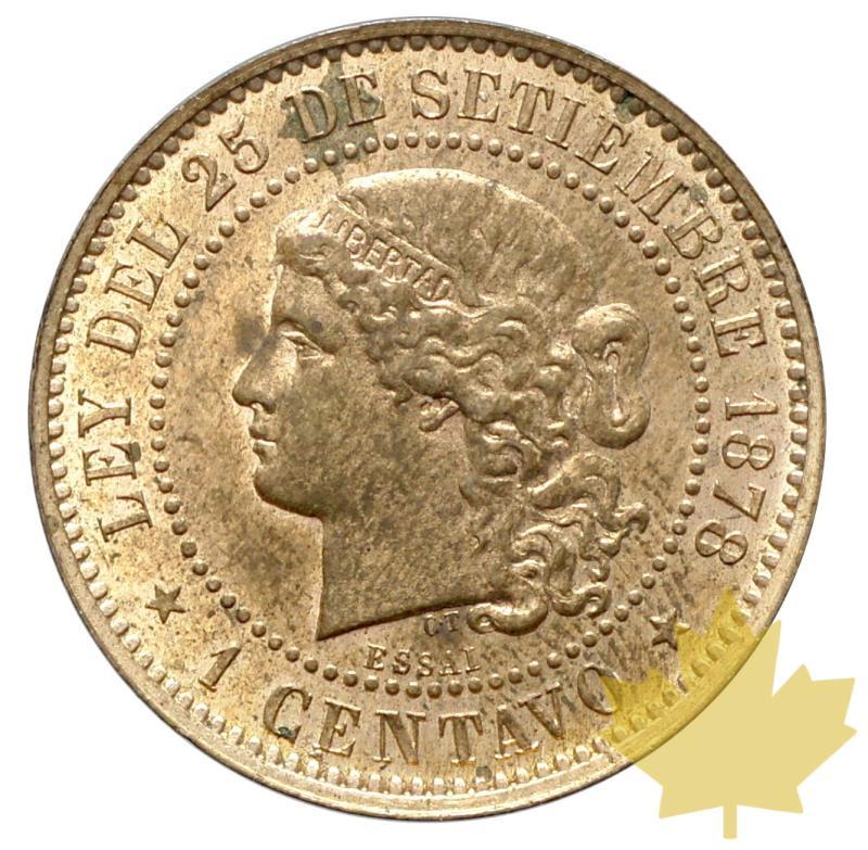 ARGENTINE-1878-1 CENTAVO ESSAI-FDC - 20170104105521_argentine-essai-1cent-1878-1.JPG