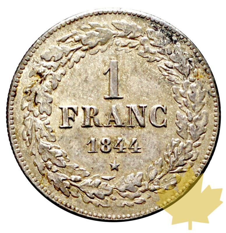 BELGIQUE-1844-1 FRANC-LEOPOLD I-1831-1865-SUP - 20170104105643_belgique-1fr-1844-2.JPG