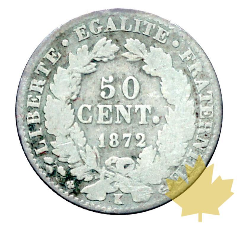 FRANCE-1872 K-50 CENT-III RÉPUBLIQUE-B-TB - 20170106143701_1872-50cent-2.JPG